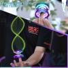 MAGICYOYO K2 Crystal Responsive Yoyo for Kids Beginners with Extra Unresponsive Yo Yo Bearing, Professional Plastic Trick Yo Yo for Adults+12 Stings+Bearing Removal Tool+Storage Bag(Green Purple) view 3