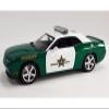 2009 Challenger R/T Green and White Broward County Sheriff Limited Edition to 252 Pieces Worldwide 1/18 Diecast Model Car by Acme A1806026 view 1