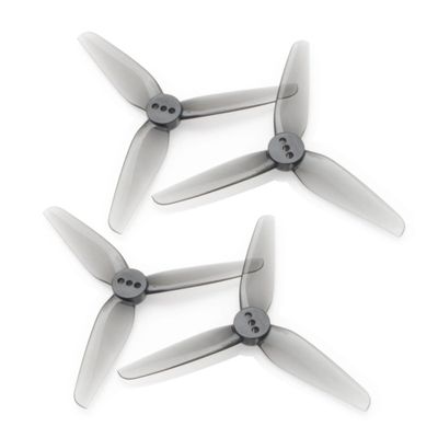 12pcs HQProp T3X1.8X3 3 Inch 3-Blade T-Mount Propeller Set 2mm Shaft (4X CW / 4X CCW) Gray Polycarbonate (Gray)