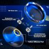 MAGICYOYO V10 Finger Spin Yoyo Professional Metal Trick Yoyo Responsive & Unresponsive Dual Purpose Yo Yo with Storage Case + Yo Yo Glove +12 Strings(Black Blue) view 4