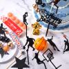 42 Pcs Basketball Cake Topper Decorations Happy Birthday Cake Topper Ball Candles Basketball Theme Party Birthday Baby Shower Decorations for Men Boys view 4