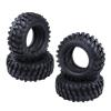 Tsolay 4PCS 1.9 Inch Rubber 96mm RC Crawler Tires with Foam Inserts ID: 48mm Width:36mm for Remote Control Car Tyres Modification Accessories view 1