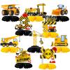 10Pcs Construction Honeycomb Centerpieces 3rd Birthday Party Decor for Boys,Dump Truck Car Cone Construction Zone Theme 3 Year Old Birthday Table Centerpieces Baby Shower Party Supplies Decorations view 1