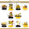 10Pcs Construction Honeycomb Centerpieces 3rd Birthday Party Decor for Boys,Dump Truck Car Cone Construction Zone Theme 3 Year Old Birthday Table Centerpieces Baby Shower Party Supplies Decorations view 2