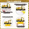 10Pcs Construction Honeycomb Centerpieces 3rd Birthday Party Decor for Boys,Dump Truck Car Cone Construction Zone Theme 3 Year Old Birthday Table Centerpieces Baby Shower Party Supplies Decorations view 3