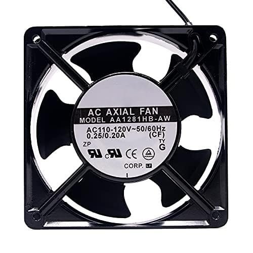 Beautyrankle Fan for AA1281HB-AW 110/120VAC 0.25/0.20A 12CM 12038 Cooling Fan