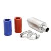 FLMLF Rc Car Silencer Muffler Pipe Kit for 1/5 HPI ROFUN ROVAN KM Baja 5B 5T 5SC Losi 5ive-t T MCD DBXL FS Buggy Rc Boat Parts (Red Blue) view 4