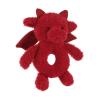Apricot Lamb Baby Lovey Red Dragon Soft Rattle Toy, Plush Stuffed Animal for Newborn Soft Over 0 Months view 4