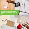 Royal Green 13mm Neon Red Valentine Heart Stickers  Permanent Heart Labels for Treat Bags, Gift Seals, Cards & Crafts  Easy Peel & Stick - (7560 Pack) view 4