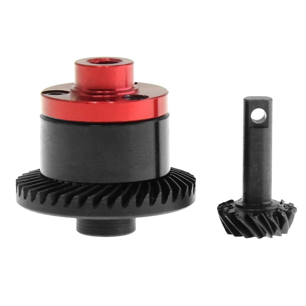 39T/15 RC Diff Gear Set Compatible for Traxxas 1/16 E-Revo,Slash,Summit,Rally Upgrades Part Steel 39T Main Gear with 15T Pinion Gear