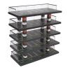 1/64 Parking Lot Scene Display Case, 1:64 Scale Diecast Vehicle Model Display Stand for Alloy Car Model Toy, 5 Layers view 1