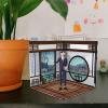 1/12 Scale Model Scene Backdrop Collection Storage Display Show for Action Figures Diecast Car Soldier Scene Dolls 215x215mm, Chinese House view 3