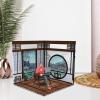 1/12 Scale Model Scene Backdrop Collection Storage Display Show for Action Figures Diecast Car Soldier Scene Dolls 215x215mm, Chinese House view 4
