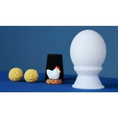 blue-ther Chop Egg Close Up Performer Comedy Magic Tricks Magic Props Ilusions Party Magic