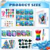 BenLouis 192Pcs Under the Sea Party Favors Ocean Animals Party Coloring Books Set Bulk for Kids Sea Fish Birthday Mermaid Party Goodie Bag Fillers School Classroom Gift Rewards Activity Supplies view 2
