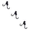 ifundom 6pcs Stroller Hooks Hook and Clips for Diapers Grocery Bags and Clothes Versatile Stroller Hanger for Easy Access Black Gray view 1