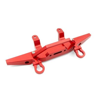 AMLIK RC Car Accessories Compatible with MN D90 D91 D96 MN90 MN99S 1/12 Metal Front Bumper RC Car Upgrade Parts Accessories (Color : 4)