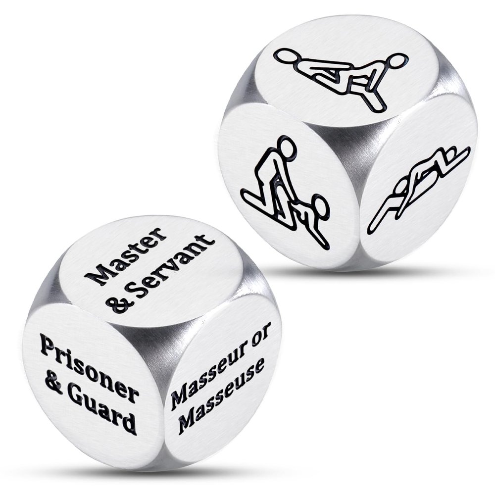 Sex Dice, Sexy Dice, White Elephant Gifts for Adults Gag Gifts Stocking Stuffers for Couples Boyfriend Husband Wife Men Women, Adults Party Anniversary Wedding Gifts
