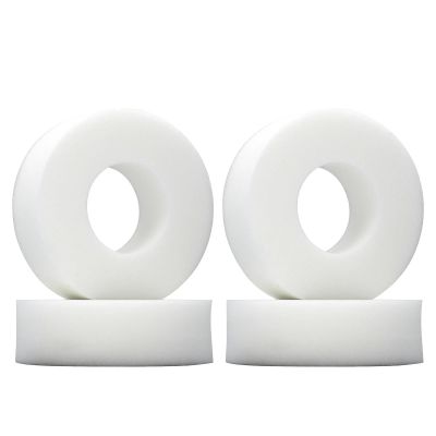NINFE Upgrade Parts Compatible with Axial for SCX10 90046 for TRX4 for TRX6 for Redcat for Gen8 120mm Hardened Foam Fit 1.9 2.2 Wheel Tires for 1/10 RC Crawler Car (Color : 64 * 43, Size : 4pcs)
