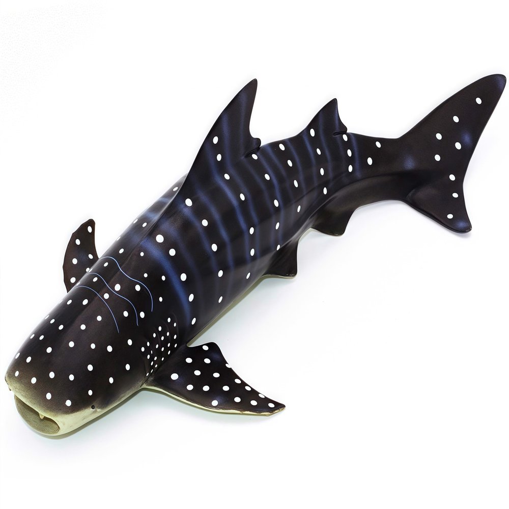 Gemini&Genius Whale Shark Toy for Kids, Realistic Shark Action Figure, Ocean Whale Shark Gift and Play Gift for Kids Birthday Party, 12" Large Size Cake Topper, Bath, Swim Toy