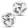 2 PCS Sex Dice for Adult Sex Position Dice for Boyfriend Girlfriend Husband Wife Men Women Gag Game Gifts for Adults Party Wedding Anniversary Birthday Present Boo Basket Stuffers view 1