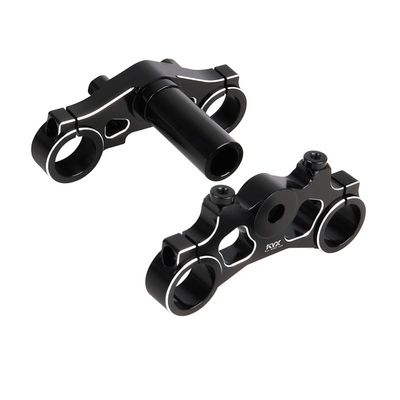 KYX Racing Aluminum Triple Clamp Set Upgrades Parts Accessories for 1/4 RC Motorcycle Losi Promoto-MX