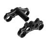 KYX Racing Aluminum Triple Clamp Set Upgrades Parts Accessories for 1/4 RC Motorcycle Losi Promoto-MX view 1