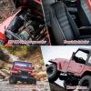 EAZYRC FMS Rochobby 1/10 RC Crawler Mashigan RC Truck 4x4 RTR, RC Car with Foldable Front Windcreen, Convertible Top (RS Version) view 4