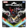 Beyblade X Marvel Collab Spider-Man 3-60F vs. Venom 3-80N Multipack Set, Includes 2 Right-Spin Tops & Launchers, Spinning Toys for Kids 8+, Boys and Girls view 4