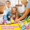 Easter Basket Stuffers for Kids-6 Packs Light Up Spinning Tops Toys with Music Easter Gifts Toys for Kids Toddlers Easter Eggs Fillers Easter Basket Essentials view 3