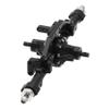 AMK Aluminum 1/10 RC Crawler Axle Complete Front Rear Set for 6x6 4WS Four Wheel Steering for RC4WD Gelande II TF2 D110 Yota II Upgrades (Middle) view 1
