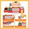 Yalujumb Kids Shopping Cart Trolley Play Set and Pretend Play Calculator Cash Register Toy with Pretend Food and Accessories,Perfect for Ages 3+ Pretend Play and Role-Playing Games view 2