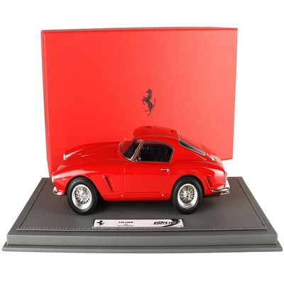 1960 250 SWB (Short Wheel Base) Red with Display CASE Limited Edition to 36 Pieces Worldwide 1/18 Model Car by BBR BBR1861A