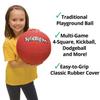 S&S Worldwide Spectrum Playground Balls Set, 10", Durable 2-Ply Rubber, Multi-Color (Set of 6) view 2