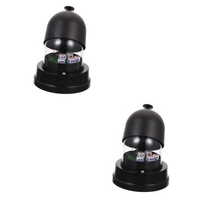 Abaodam 2sets Pub Dice Game Tool Dice Storage Cup Simple Design Practical Use for Gathering