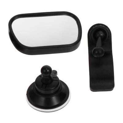 Abaodam 3sets Car Rearview Mirror Backseat Observation Mirror for Safe Monitoring Cup -resistant Material Easy Installation