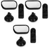 Abaodam 3sets Car Rearview Mirror Backseat Observation Mirror for Safe Monitoring Cup -resistant Material Easy Installation view 4