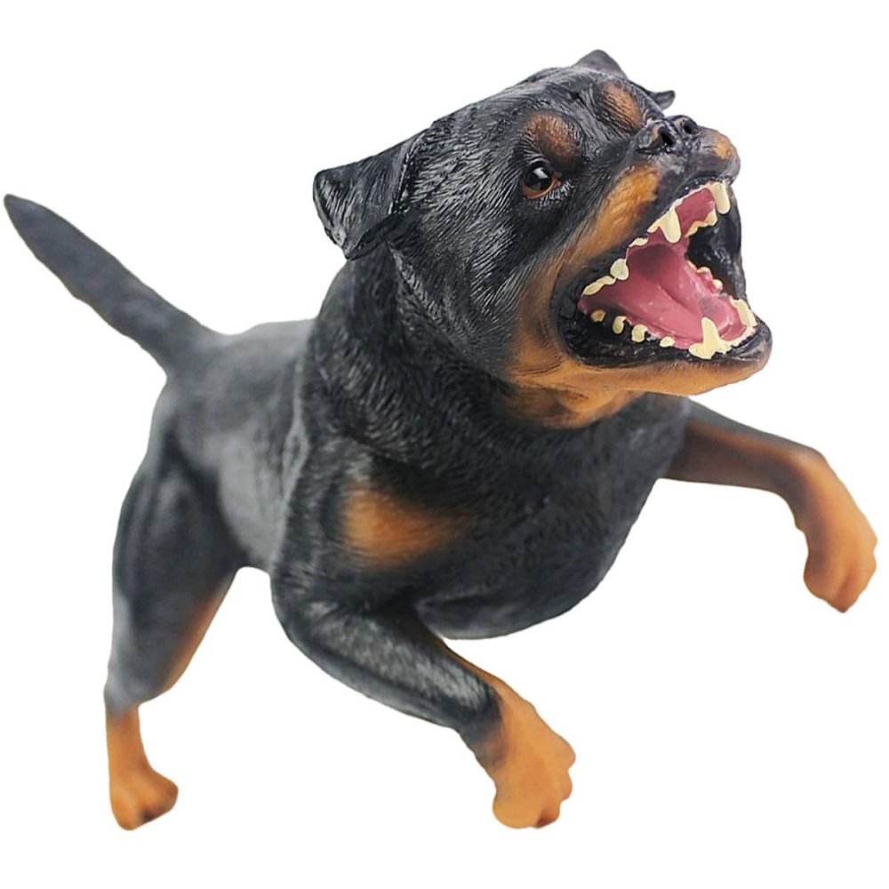 Abaodam Dog Ornaments Kids Puppy Model Dog Model Table Top Decor Animal Decor Toy Accessories Decorations Toy Statues Standing Statue Rottweiler Solid Child Plastic