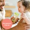 The First Years Squeeze & Sip Toddler Straw Cups - Squeezable Transition Sippy Cup with Silicone Straw - Toddler Feeding Supplies - 7 Oz - 3 Count - Ages 6 Months and Up view 3