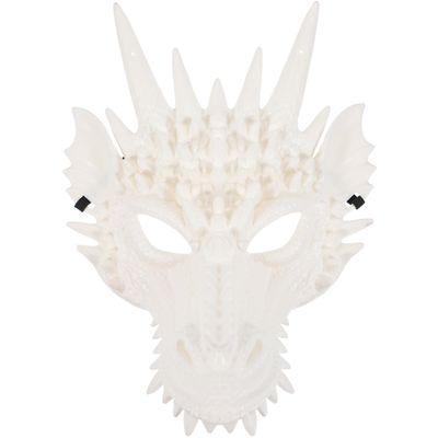 Alasum Dragon Mask Full Face Scary Halloween Costume Accessory for Party Cosplay and Dress up