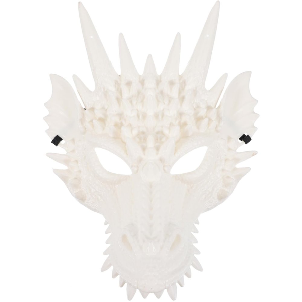 Alasum Dragon Mask Full Face Scary Halloween Costume Accessory for Party Cosplay and Dress up