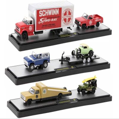 M2 Auto Haulers Set of 3 Trucks Release 68 Limited Edition to 9600 Pieces Worldwide 1/64 Diecast Models 36000-68