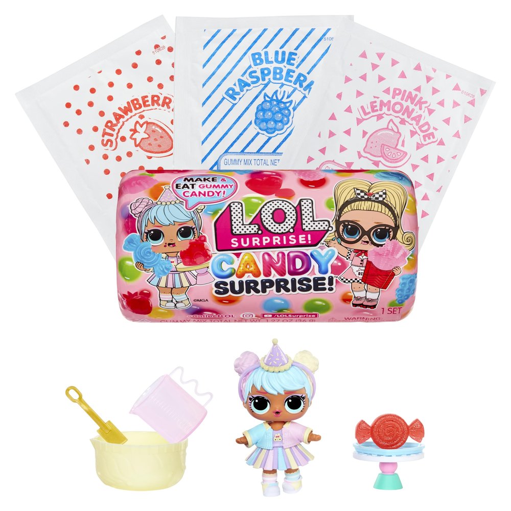 L.O.L. Surprise! LOL Surprise Tot Doll with DIY Candy Maker, Edible Candy, Ages 4+