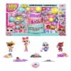 LOL Surprise Big Party With 4 Collectible Dolls, 40+ Surprises, 100 Value, 6 Unboxing Experiences, Fashions, Sand, Gel Crush, Shell Smash, Fluff, Party Confetti, Crunch Beads, Gift for Girls view 1