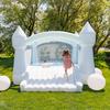 Bounceland Party Castle Daydreamer Mist Bounce House [No Blower], 16.4 ft L x 13.1 ft W x 9.3 ft H, Basketball Hoop, Trendy Pastel Color, Fun Slide & Bounce Area, Castle Theme for Kids view 4