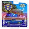 1981 Chevy C-10 Custom Deluxe Pickup Truck Blue with White Truck Bed Cover Conrail (Consolidated Rail Corporation) Police Hobby Exclusive 1/64 Diecast Model Car by Greenlight 30278 view 1