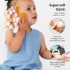 Copper Pearl Grab and Rattle Plush: Soft Stuffed Dog Plush Baby Rattles, Gentle Sound, Sensory Baby Toys for Entertainment - Pepper Puppy view 2