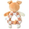 Copper Pearl Grab and Rattle Plush: Soft Stuffed Dog Plush Baby Rattles, Gentle Sound, Sensory Baby Toys for Entertainment - Pepper Puppy view 3