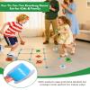 2-in-1 Giant Tic Tac Toe and Can Toss Game - Outdoor Games for Kids & Family, Backyard and Indoor Party Game Set with Bean Bags & Storage Bag view 4