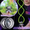 MAGICYOYO Responsive Yoyo K1 Tug Return Yoyo, Hubstacks Yoyo for Kids Beginners Dual Purpose Yoyo with Unresponsive Bearing, Sturdy Storage Bag + 12 Yoyo Strings +Yo-Yo Glove +2 Yoyo Hubstacks(Black) view 2